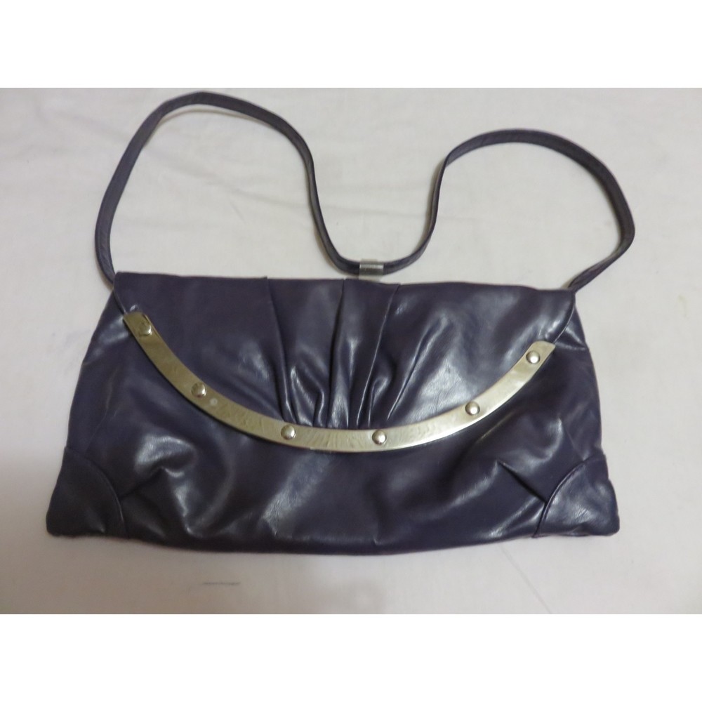 BONITA BAGS NEW YORK PURPLE ENVELOPE BAG WITH SHOULDER STRAP
